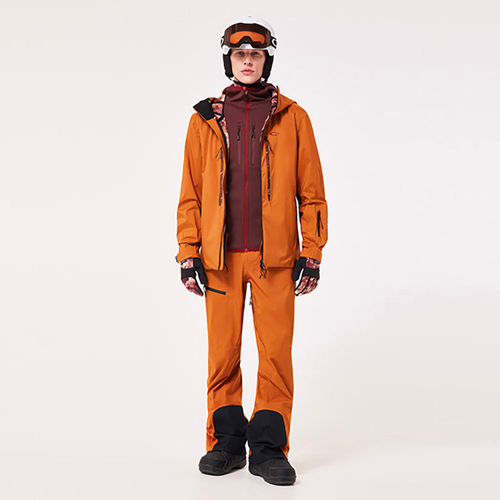 En Skijakke, TC Outpost RC Shell i farven Ginger set forfra