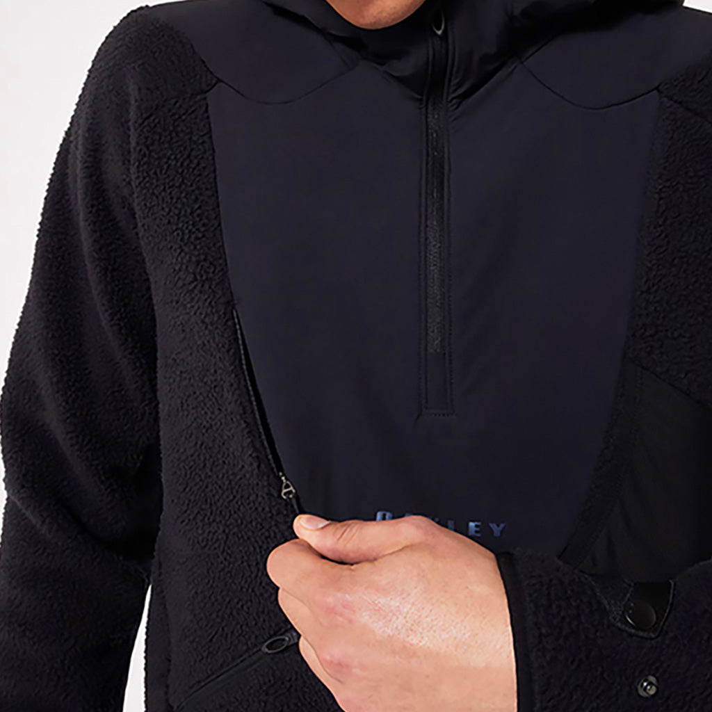 En Fleece, Latitude Flex Sherpa i farven sortout nærbillede