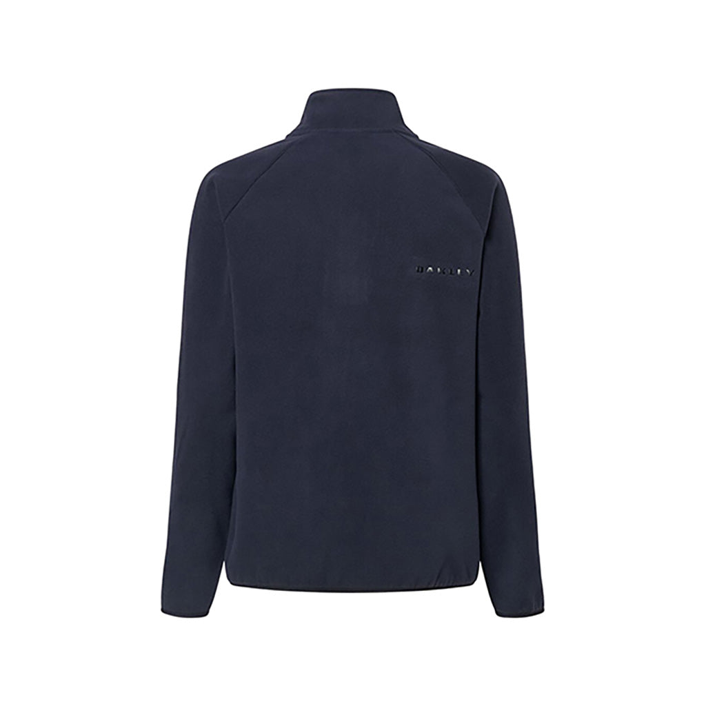 En Fleece, Ridge ½ Zip i farven Fathom set bagfra