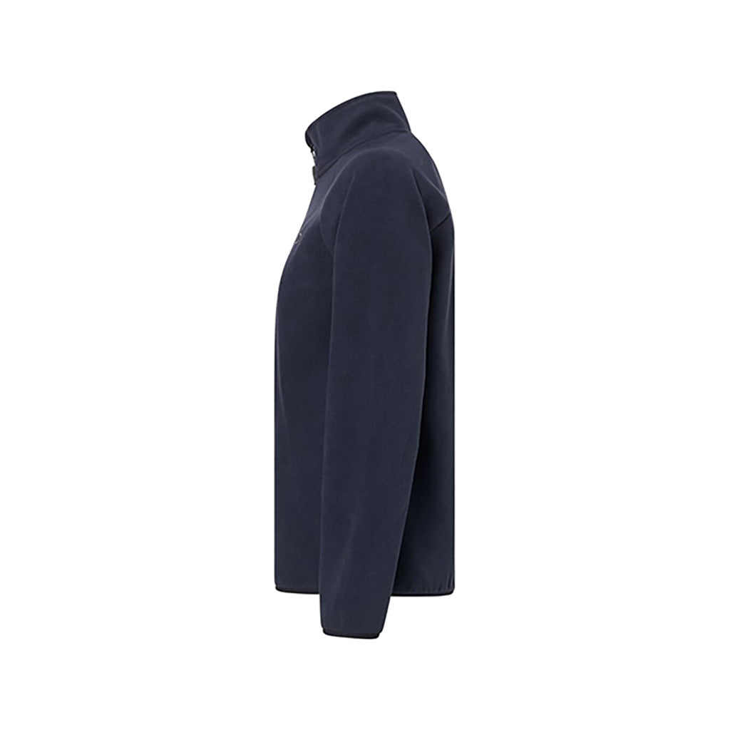 En Fleece, Ridge ½ Zip i farven Fathom set fra venstre side