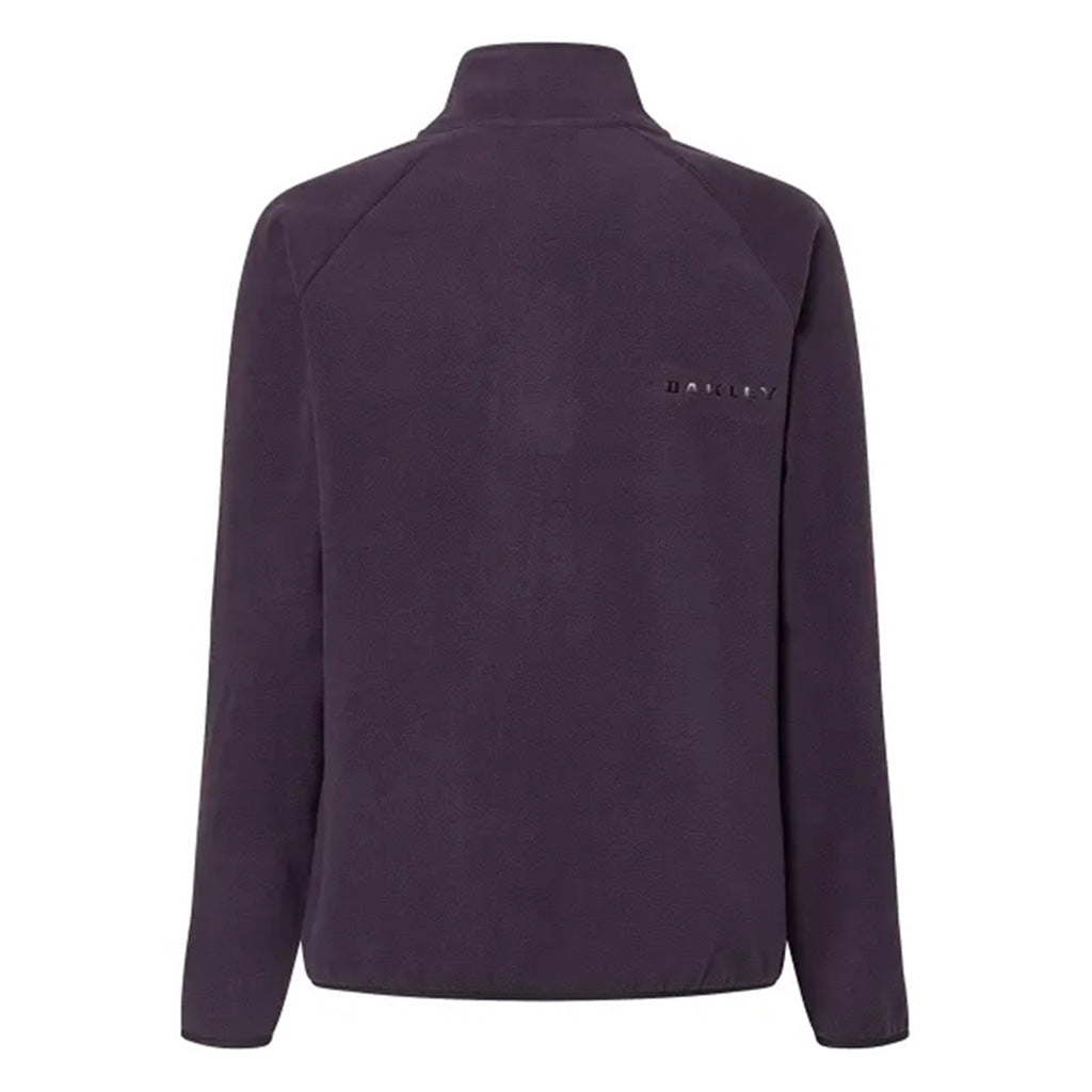 En Fleece, Ridge ½ Zip i farven Dark Toadstool set bagfra