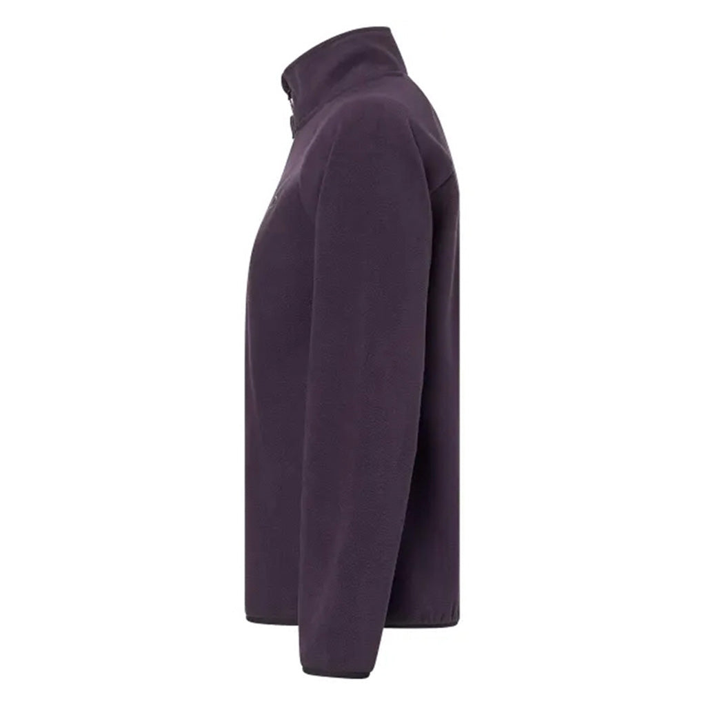 En Fleece, Ridge ½ Zip i farven Dark Toadstool set fra venstre side