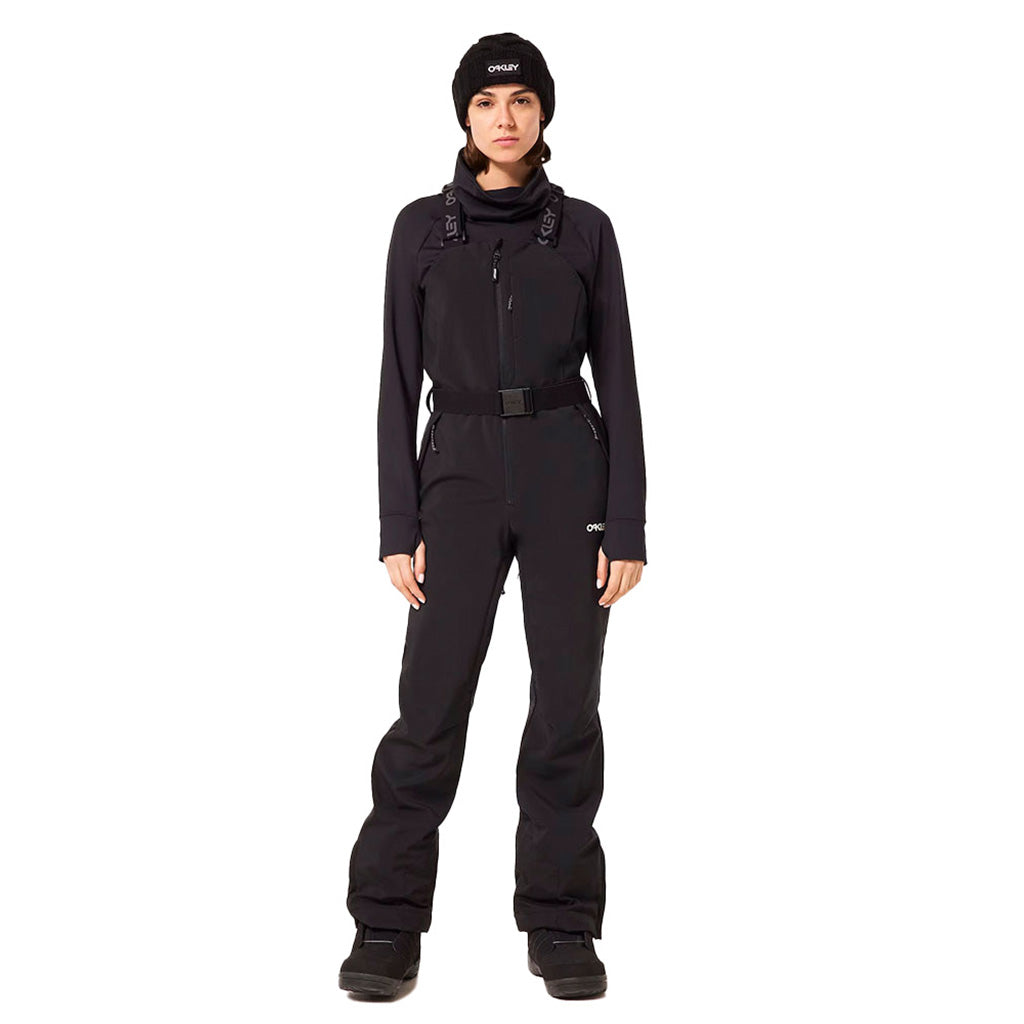 TNP Harper Softshell Bib Skibukser i farven sortout set forfra