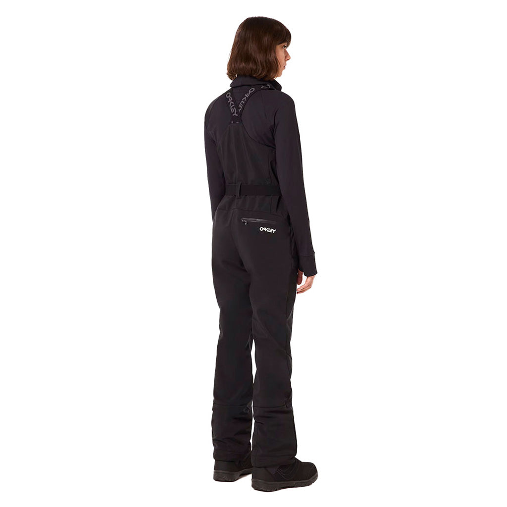 TNP Harper Softshell Bib Skibukser i farven sortout set bagfra