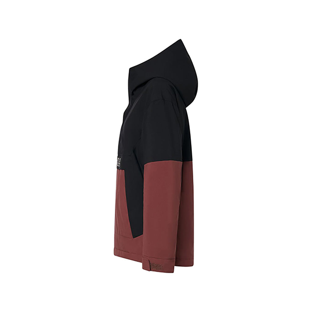 En Anorak, TNP TBT Insulated i farven sortout/Grenache set fra venstre side