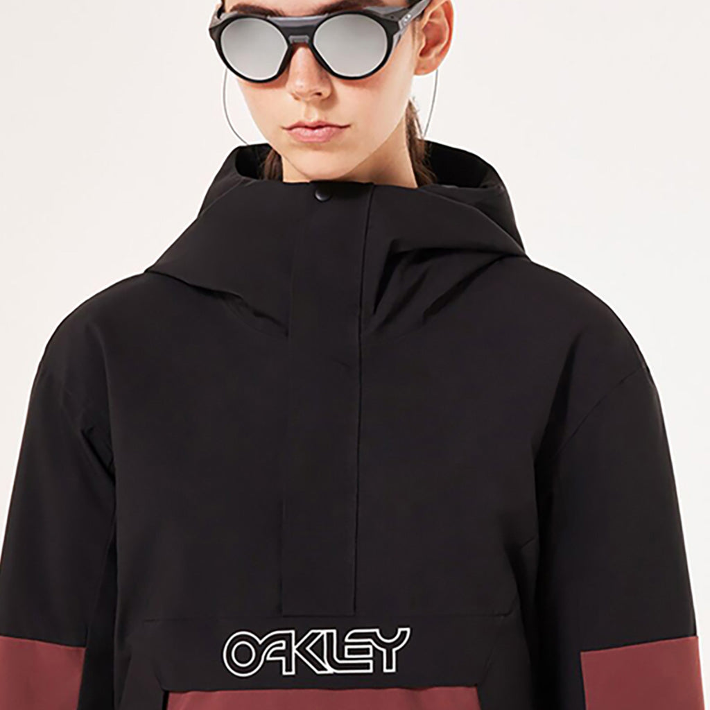 En Anorak, TNP TBT Insulated i farven sortout/Grenache set forfra closeup