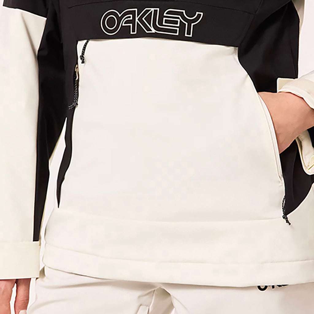 En Anorak, TNP TBT Insulated i farven Arctic hvid/sort detalje