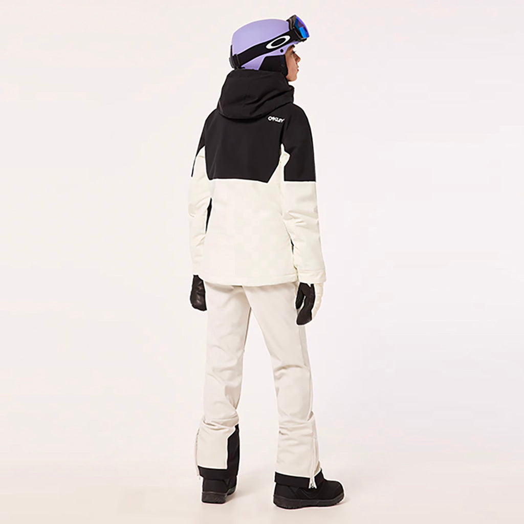 En Anorak, TNP TBT Insulated i farven Arctic hvid/sort set bagfra
