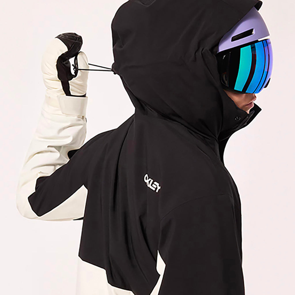 En Anorak, TNP TBT Insulated i farven Arctic hvid/sort set bagfra