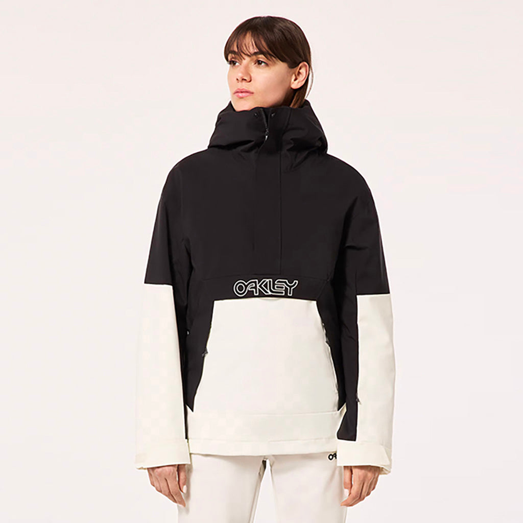 En Anorak, TNP TBT Insulated i farven Arctic hvid/sort set forfra