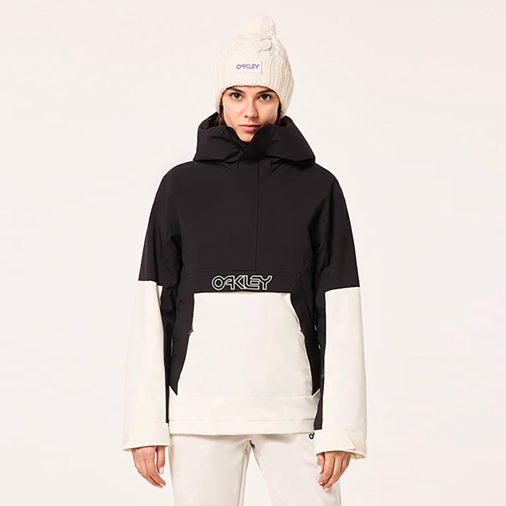 En Anorak, TNP TBT Insulated i farven Arctic hvid/sort set forfra