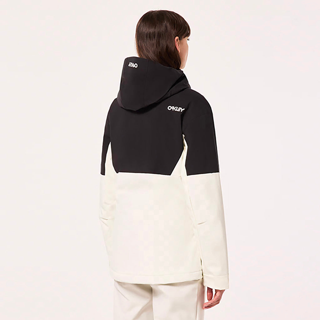 En Anorak, TNP TBT Insulated i farven Arctic hvid/sort set bagfra