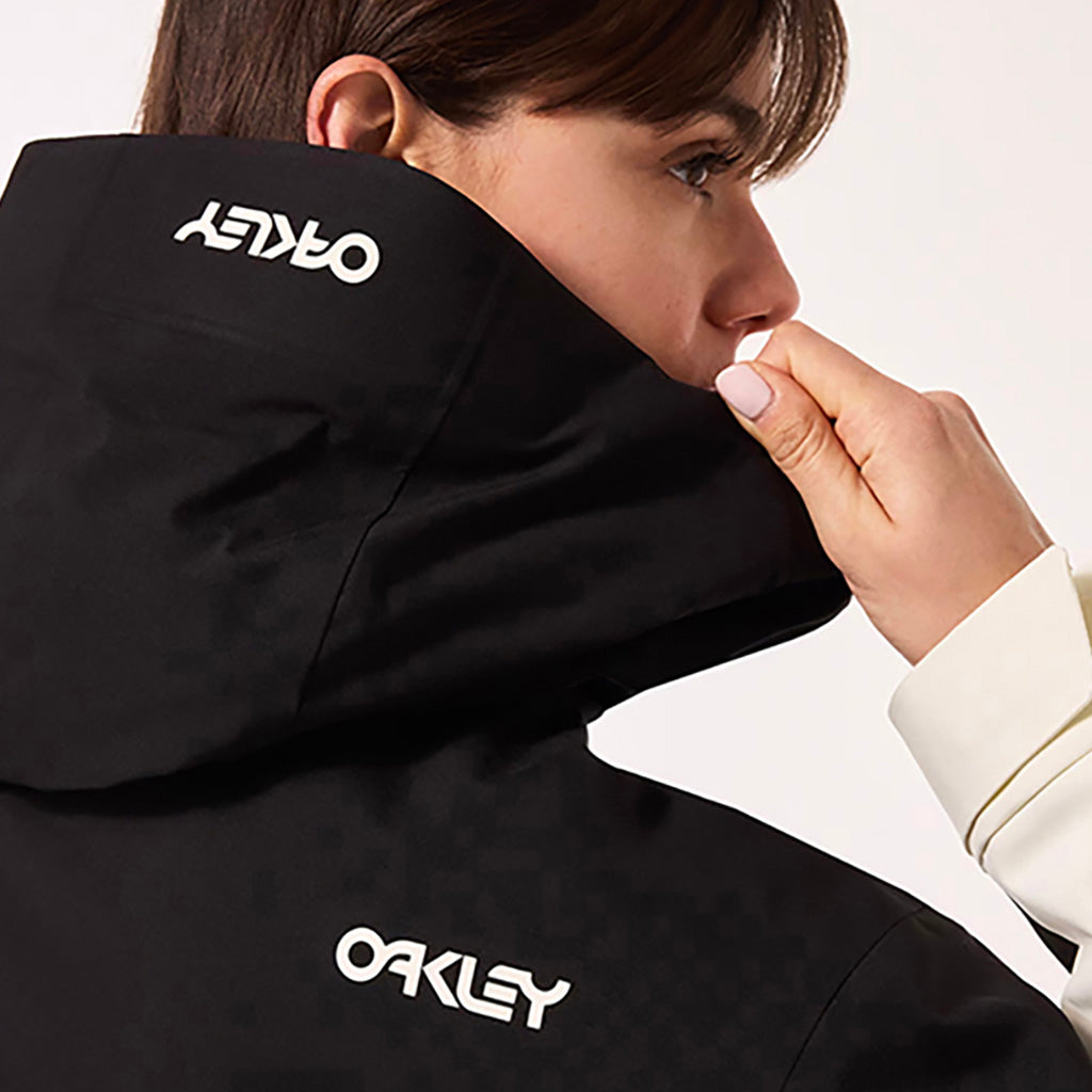 En Anorak, TNP TBT Insulated i farven Arctic hvid/sort nærbillede