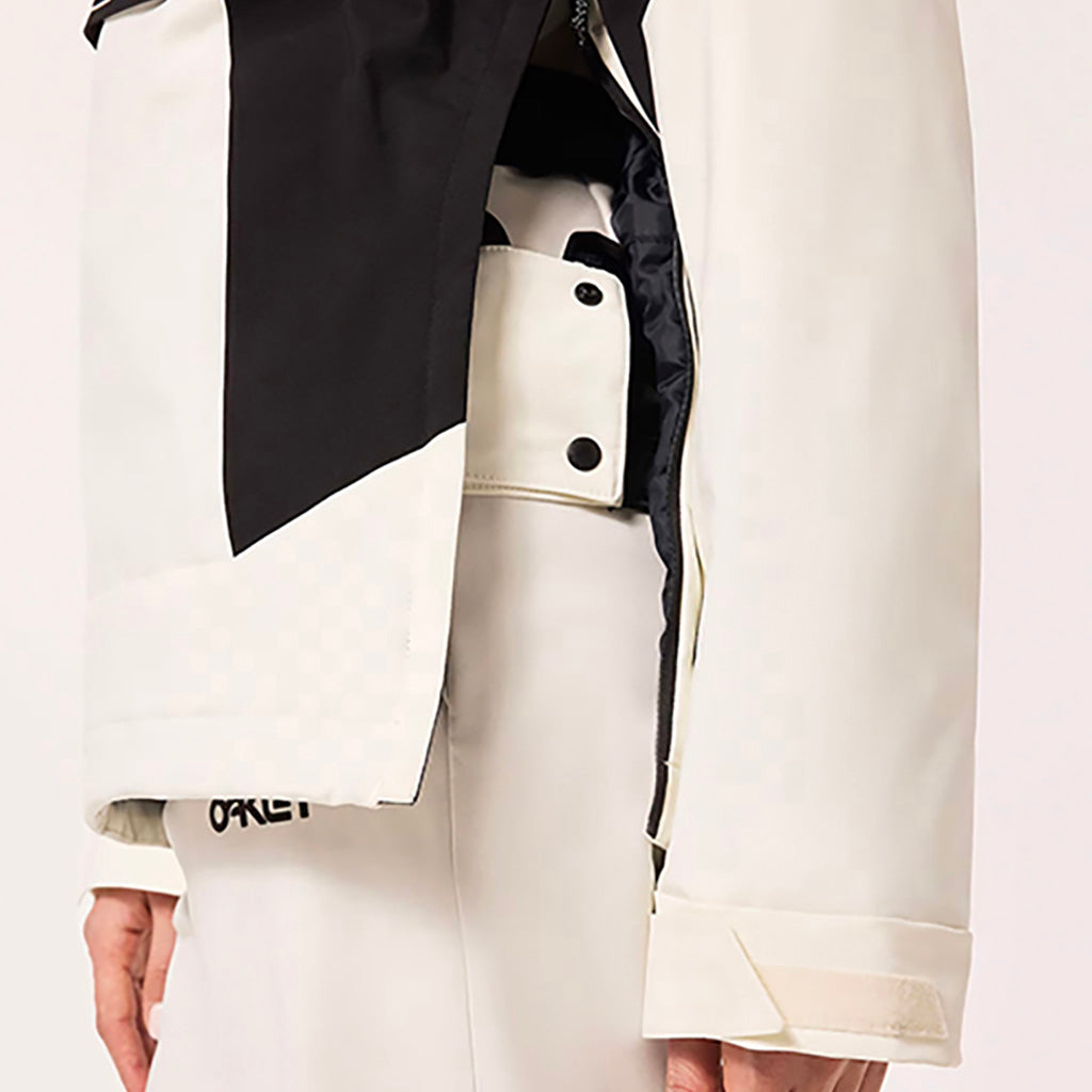 En Anorak, TNP TBT Insulated i farven Arctic hvid/sort detalje