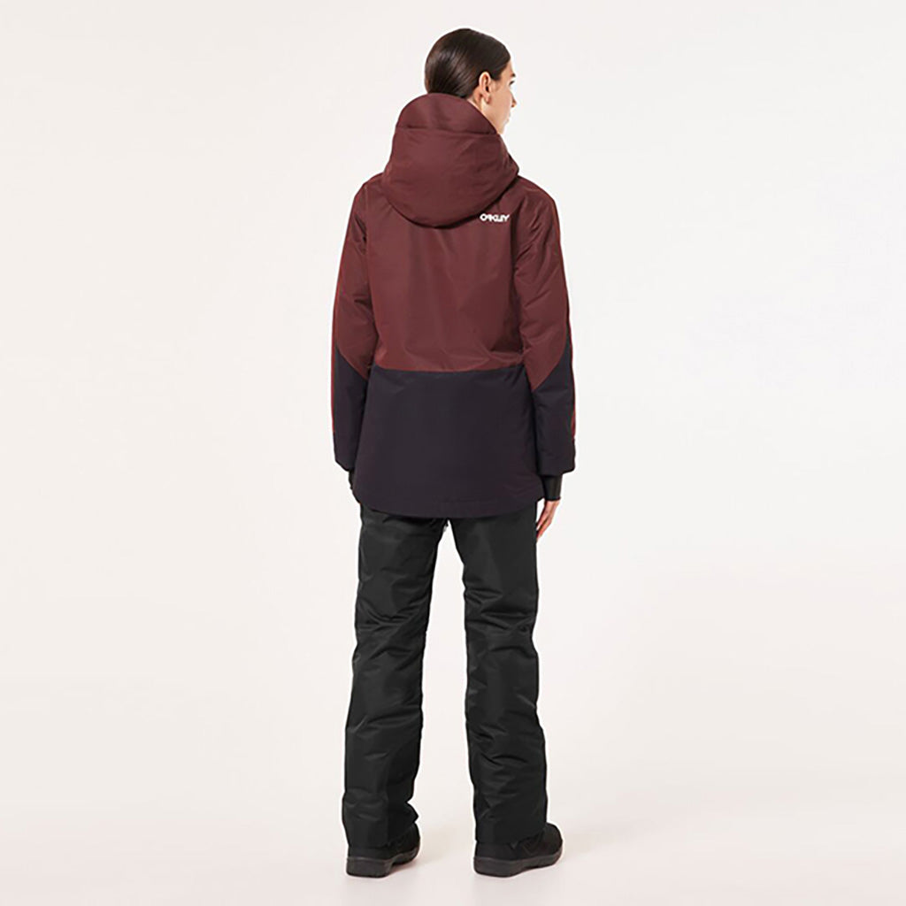 En Skijakke, TNP TBT Insulated i farven Grenache set bagfra