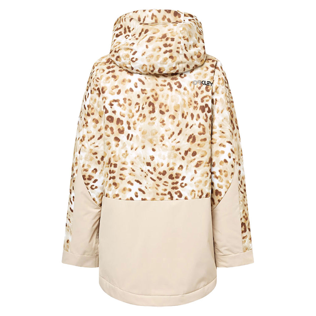 En Skijakke, TNP TBT Insulated i farven Cheetah Td Print set bagfra