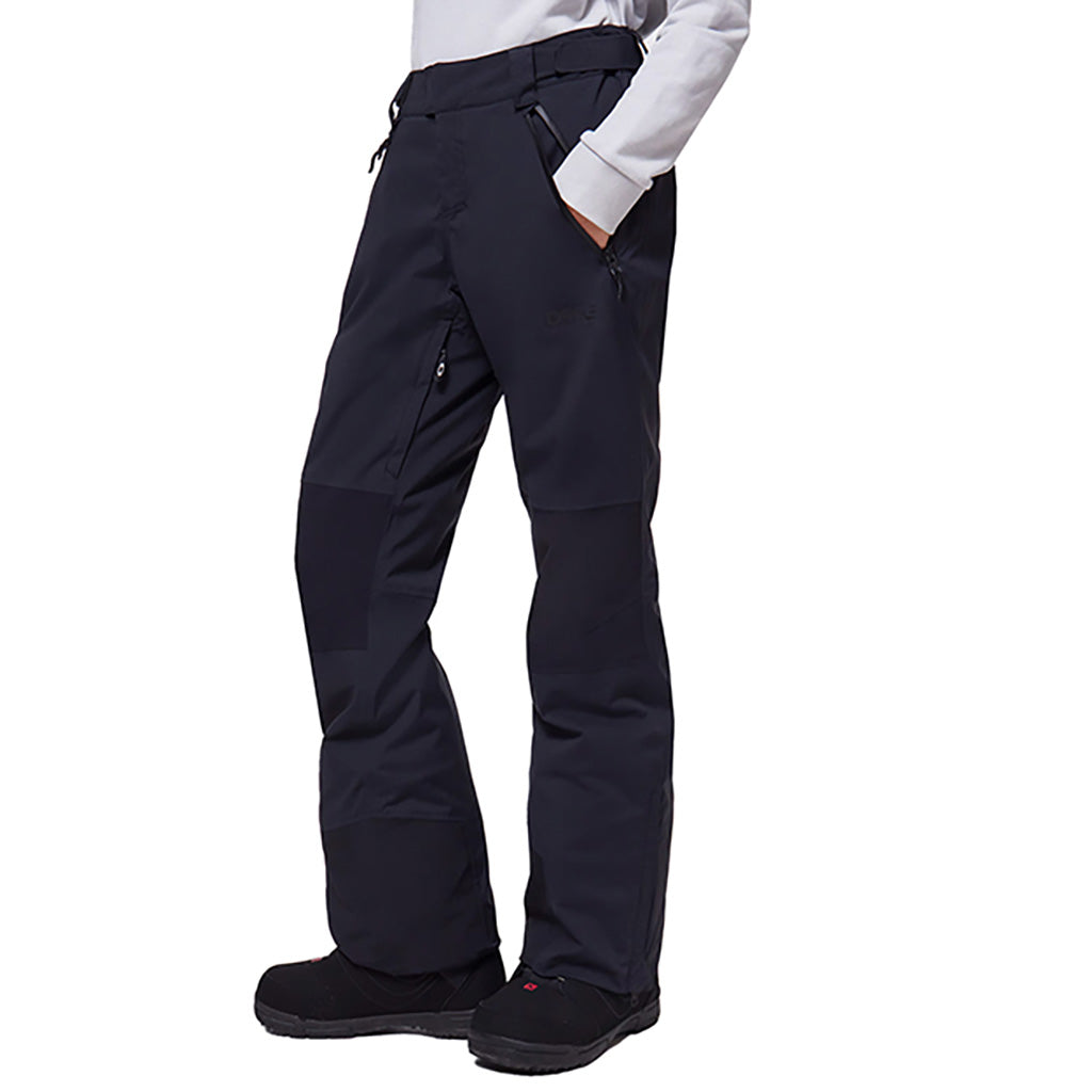 Snow Insulated Skibukser i farven sortout skrå vinkel