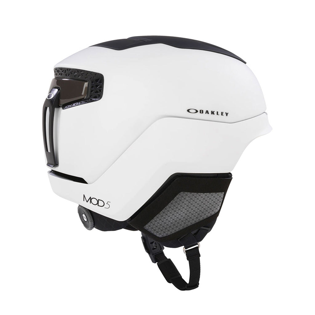 En Skihjelm, MOD5 i farven hvid set fra venstre side