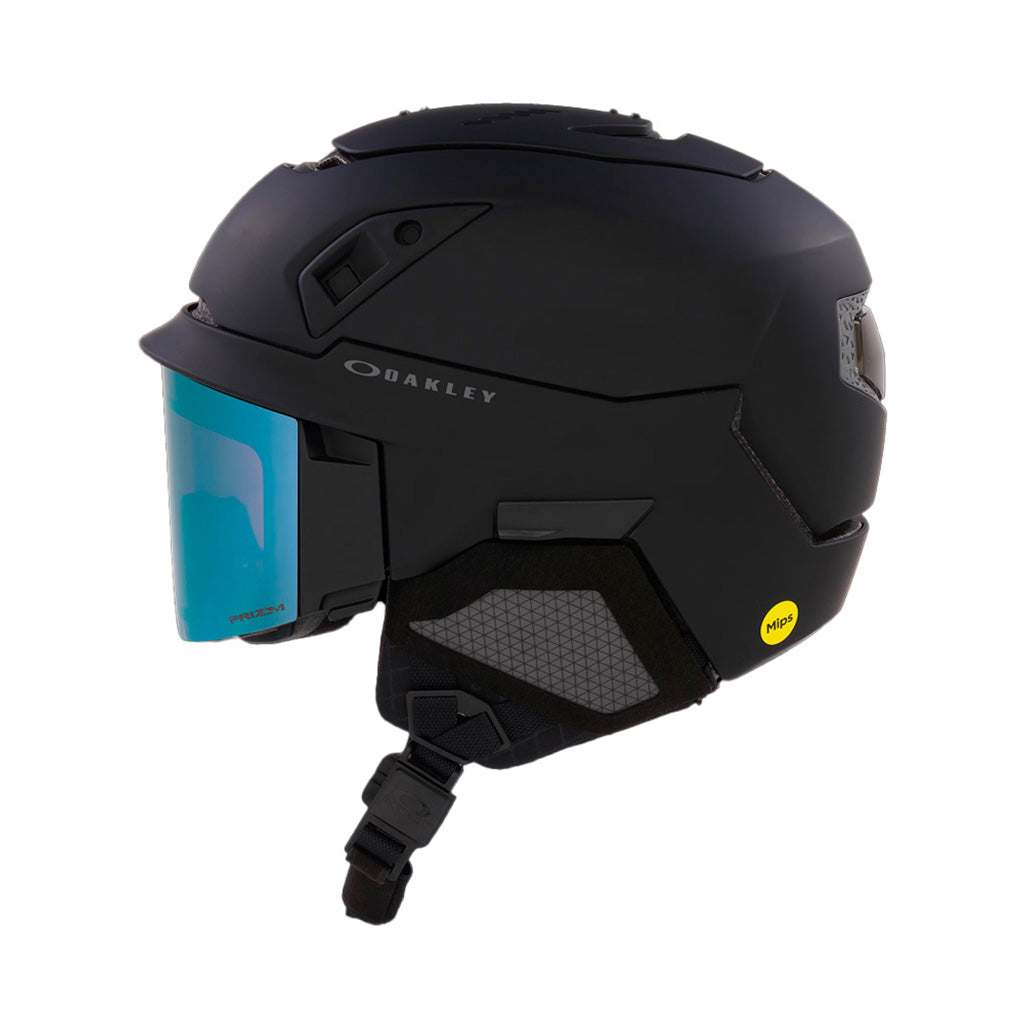 En Skihjelm, MOD7 i farven sortout W. Prizm Sapphire set fra venstre side