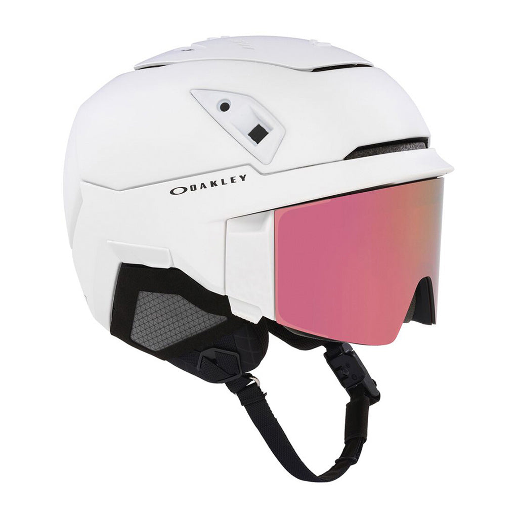En Skihjelm, MOD7 i farven hvid W. Prizm Rose Gold set fra venstre side