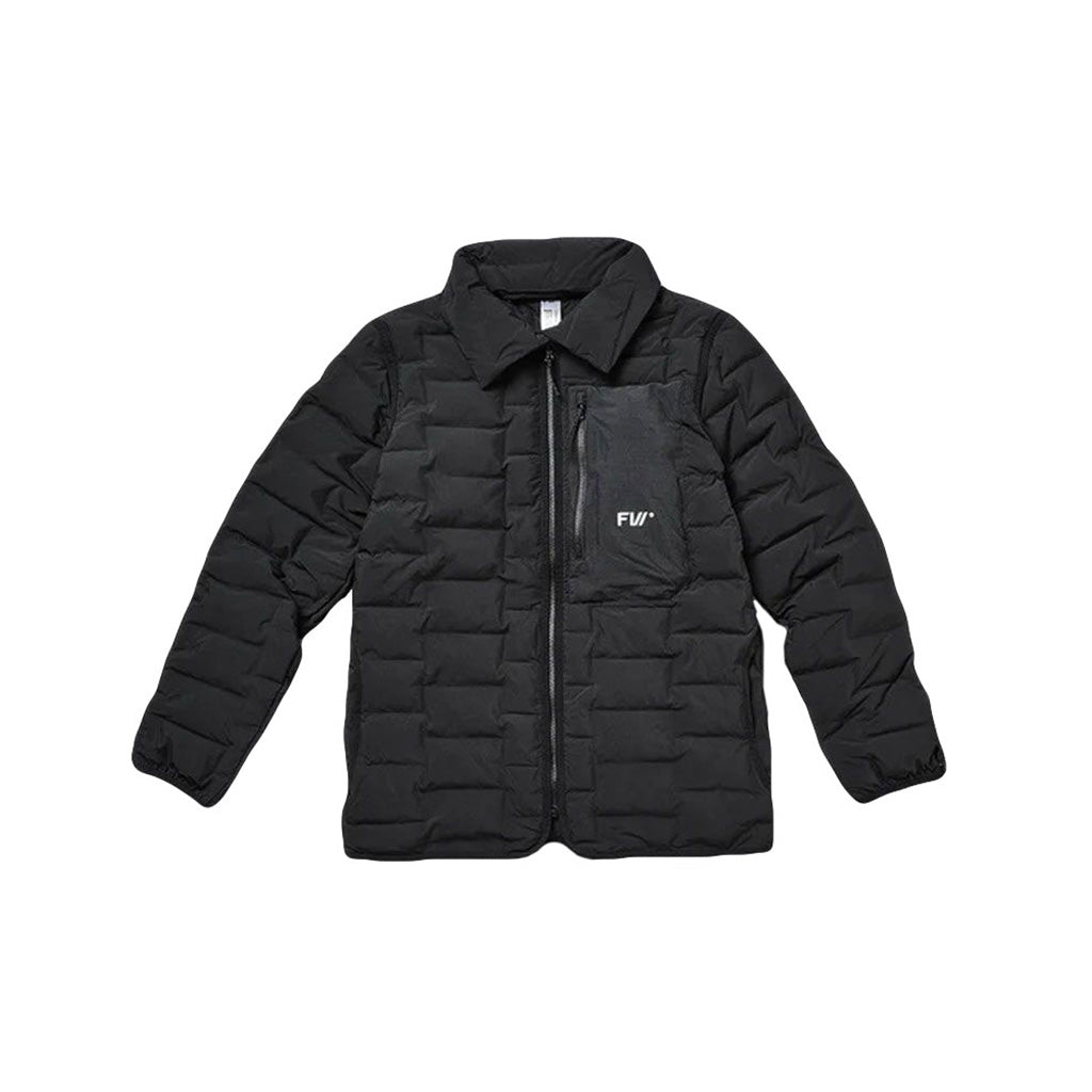 En Jakke, Catalyst Pre-Baffled i farven Slate sort set forfra