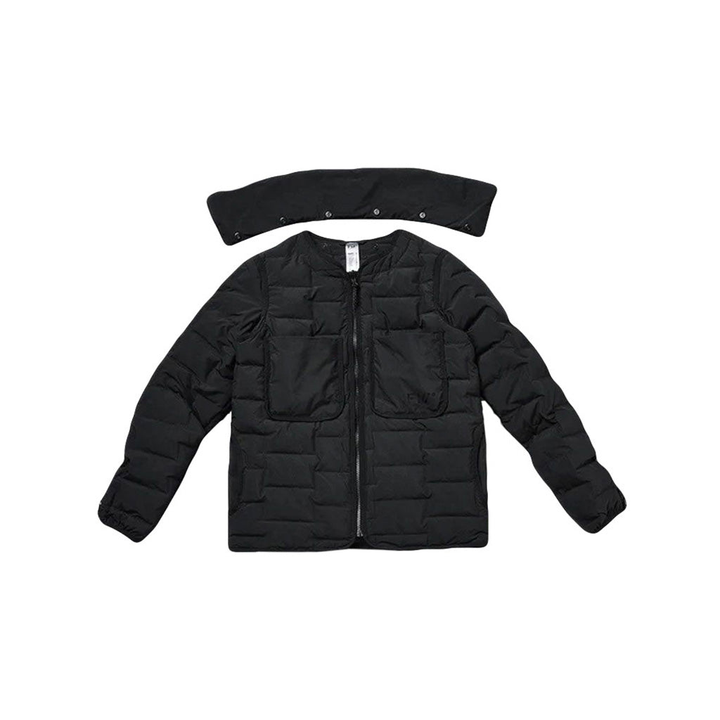 En Jakke, Catalyst Pre-Baffled i farven Slate sort set forfra