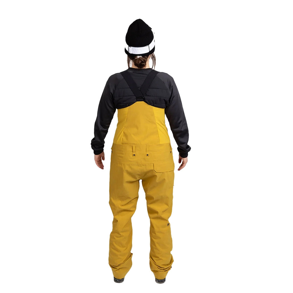 Manifest 2L Bib Skibukser i farven Dark Sulphur set bagfra