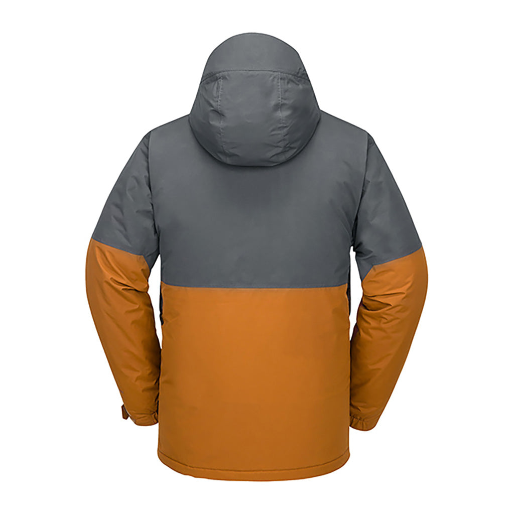 En Skijakke, L GORE-TEX i farven Caramel set bagfra