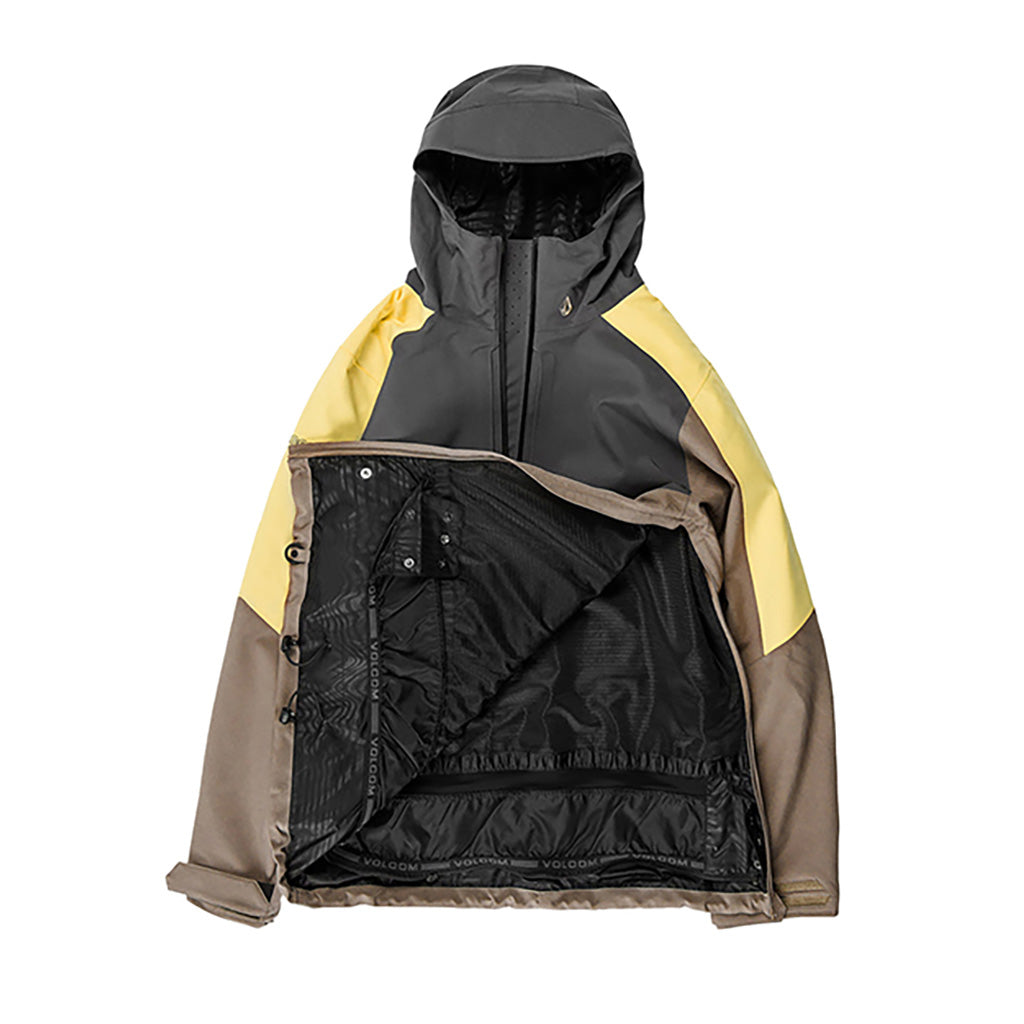 En Skijakke, Brighton Pullover i farven Chestnut brun detalje af inderside