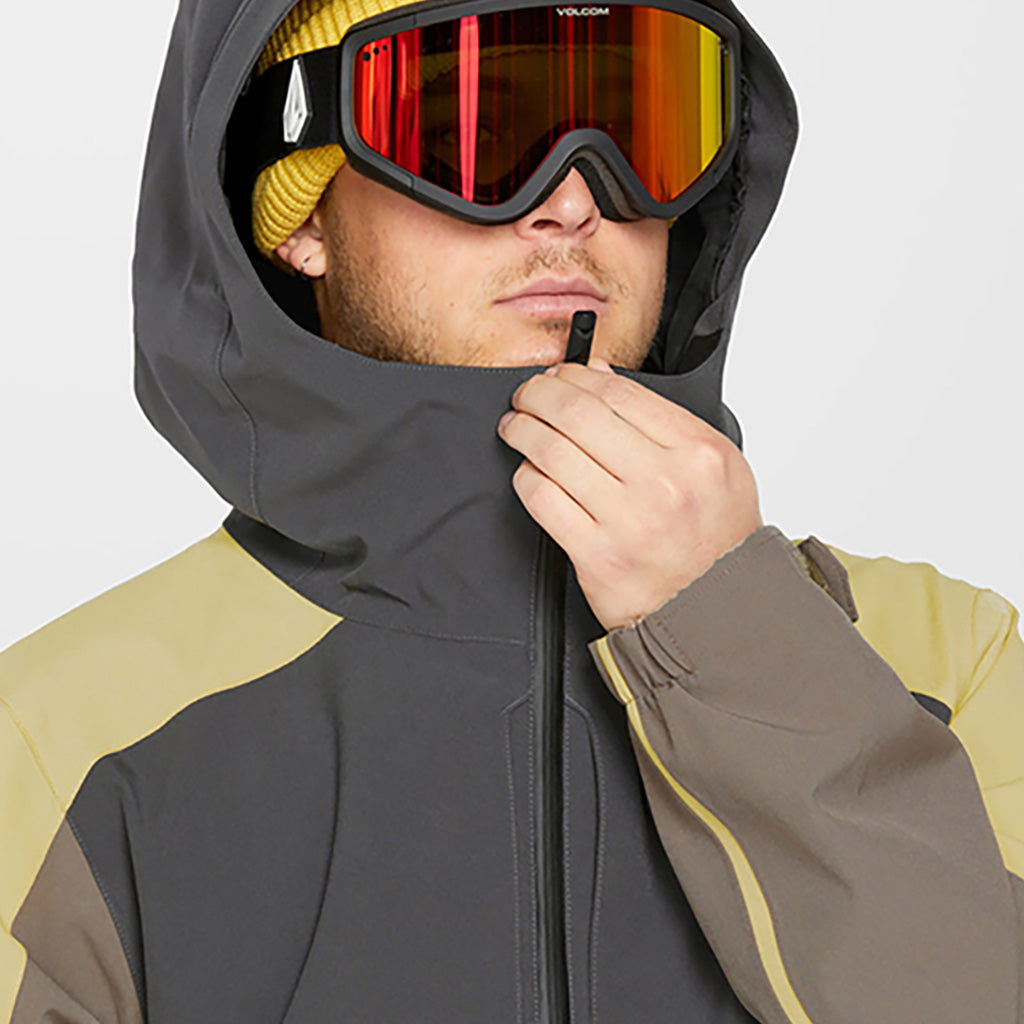 En Skijakke, Brighton Pullover i farven Chestnut brun set forfra closeup