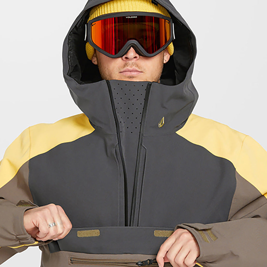 En Skijakke, Brighton Pullover i farven Chestnut brun set forfra closeup