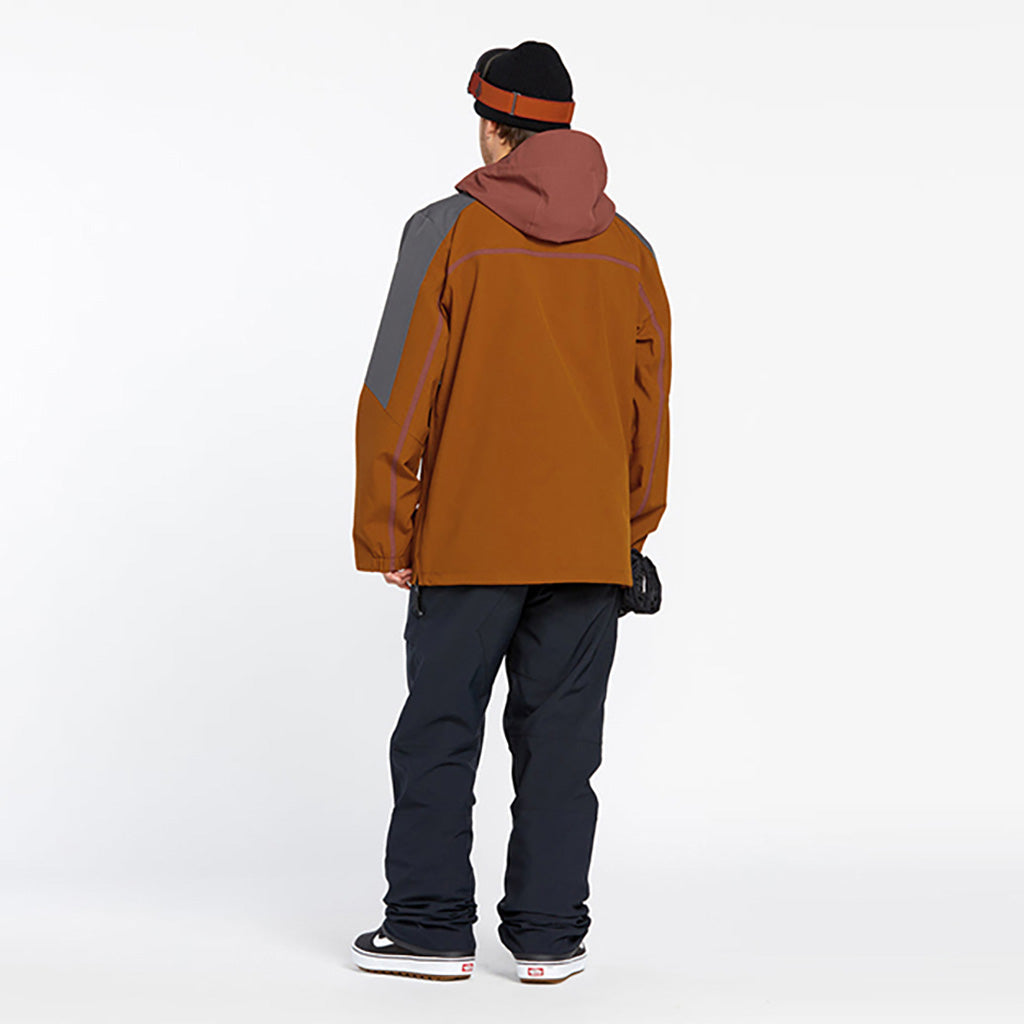 En Skijakke, Brighton Pullover i farven Caramel set bagfra