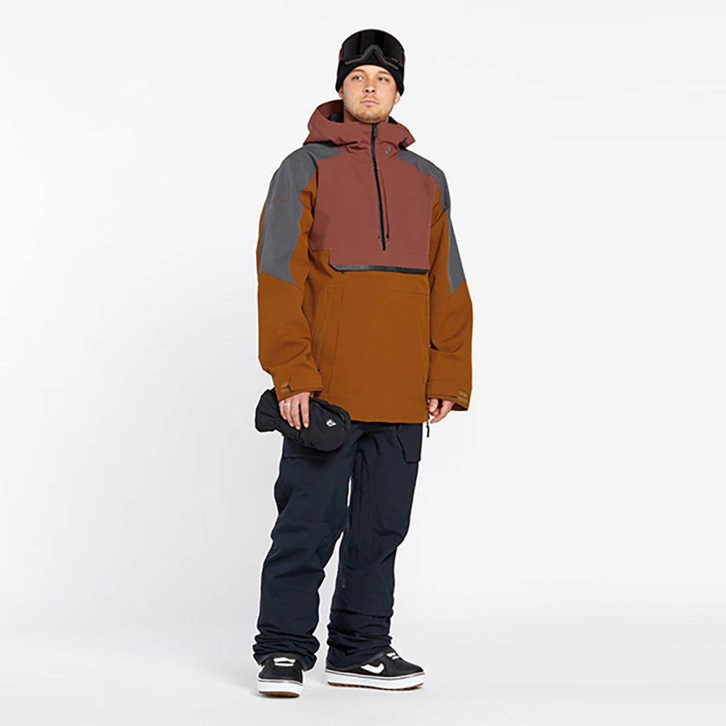 En Skijakke, Brighton Pullover i farven Caramel set forfra