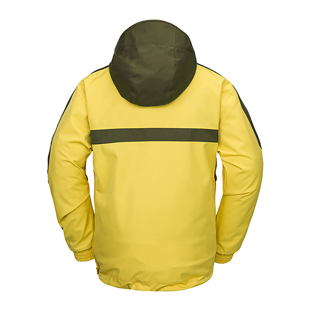 En Skijakke, Longo 20K Pullover i farven Dark gul set bagfra