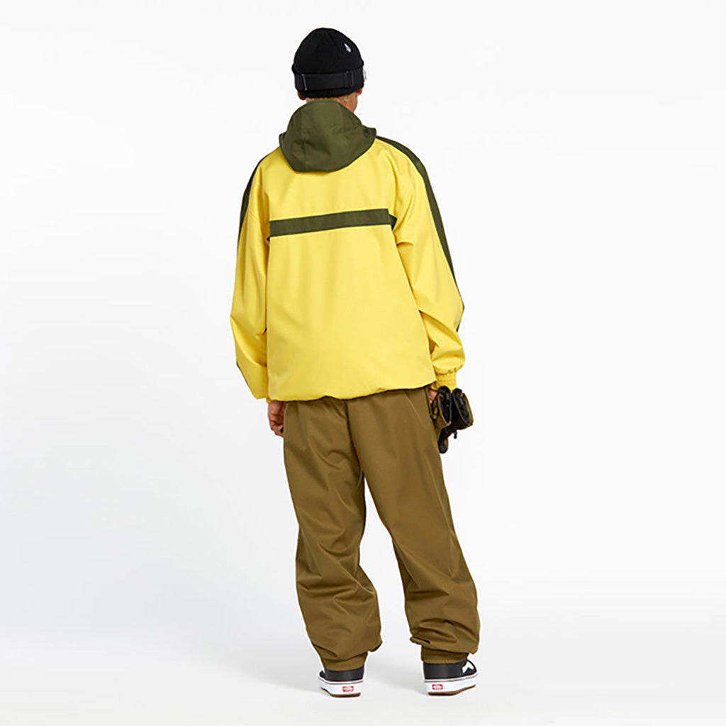 En Skijakke, Longo 20K Pullover i farven Dark gul set bagfra