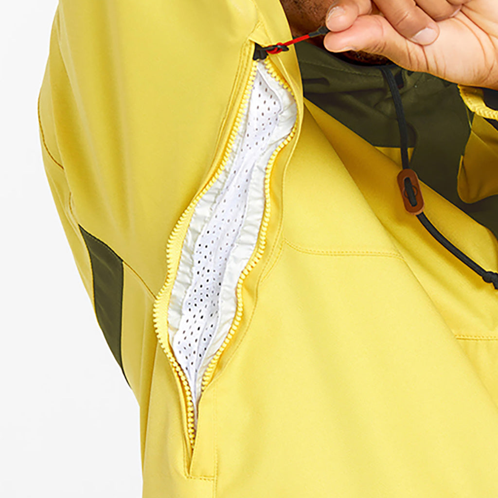 En Skijakke, Longo 20K Pullover i farven Dark gul nærbillede