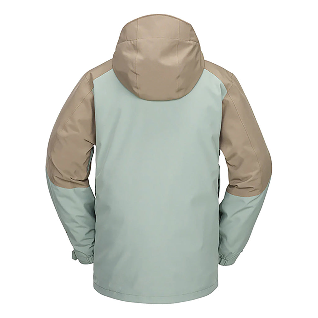 En Skijakke, Brighton Full Zip i farven Agave set bagfra