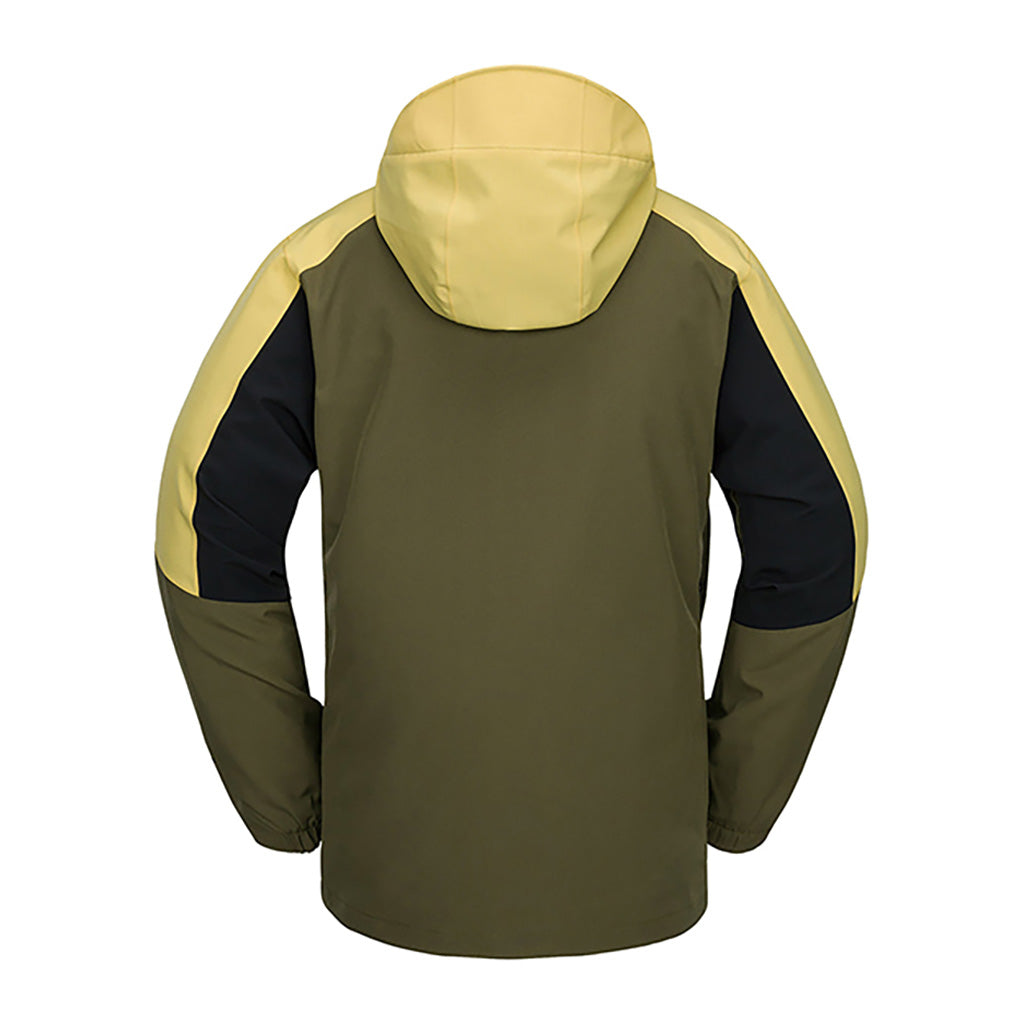 En Skijakke, Brighton Full Zip i farven Ivy set bagfra