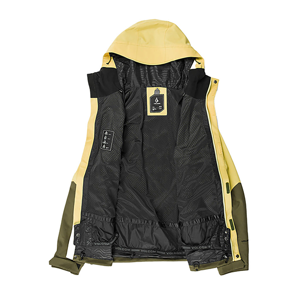 En Skijakke, Brighton Full Zip i farven Ivy set indefra