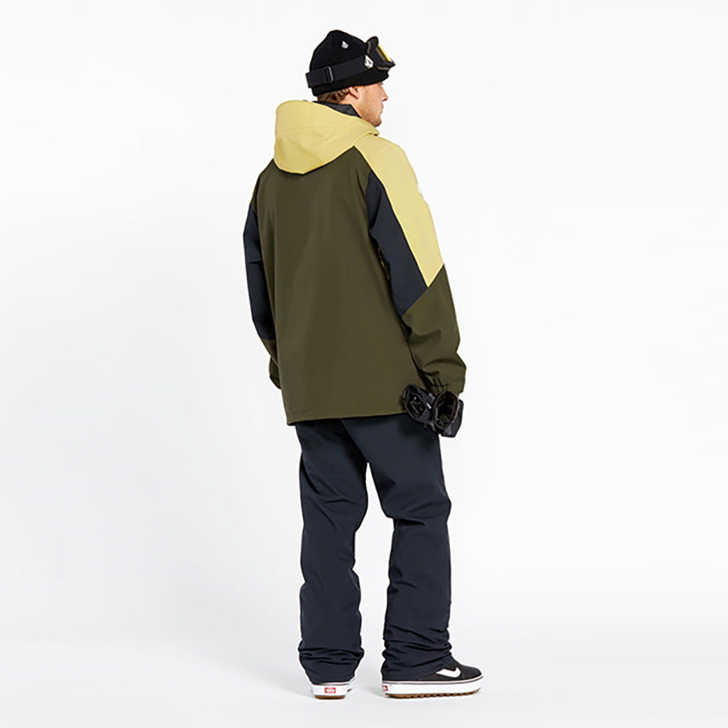 En Skijakke, Brighton Full Zip i farven Ivy set bagfra