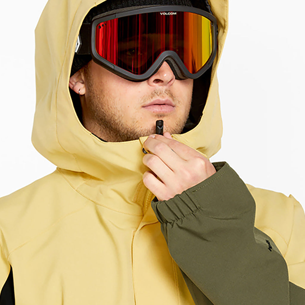 En Skijakke, Brighton Full Zip i farven Ivy nærbillede