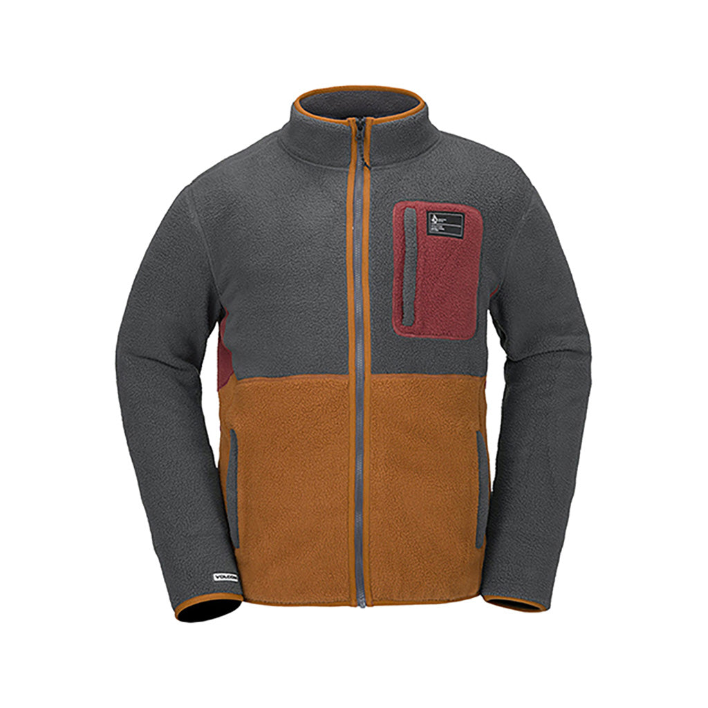 Fleecer Full Zip Midlayer i farven Charcoal