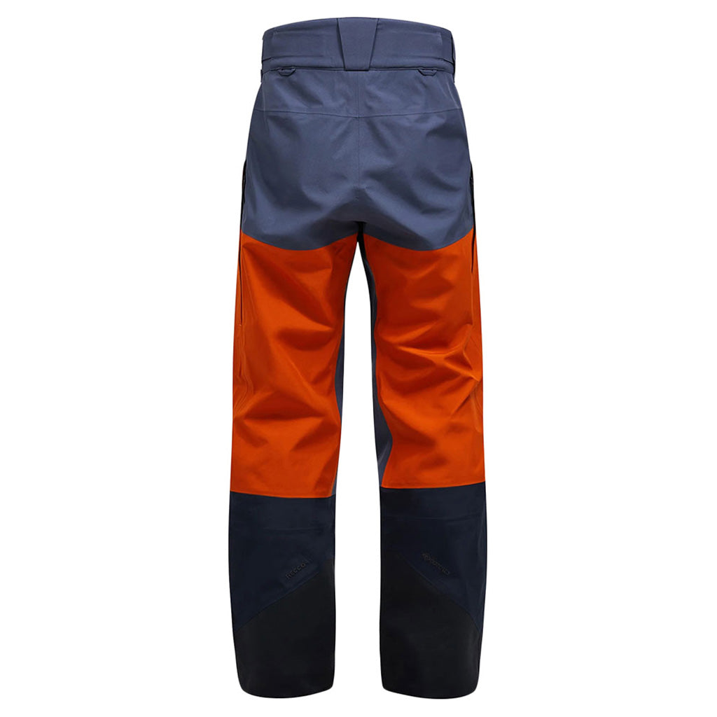 Gravity GORE-TEX 3L Skibukser i farven Ombre blå set bagfra