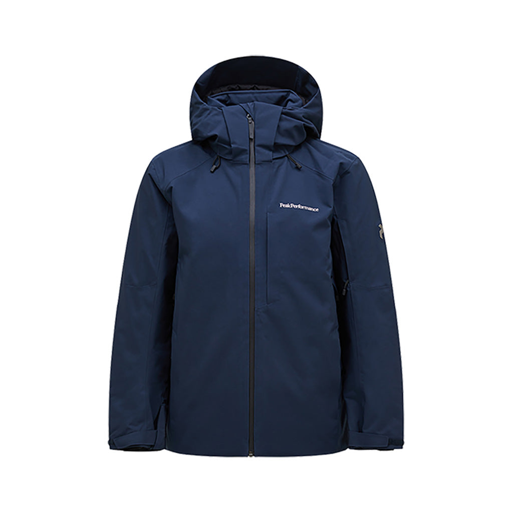 En Skijakke, Maroon i farven blå Shadow