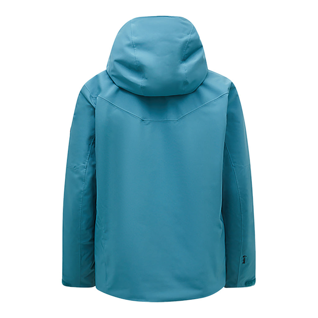 En Skijakke, Maroon i farven Hydro Fresh set bagfra