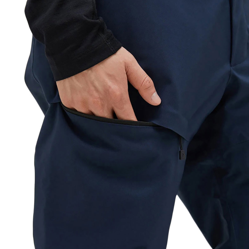 Maroon Skibukser i farven blå Shadow nærbillede