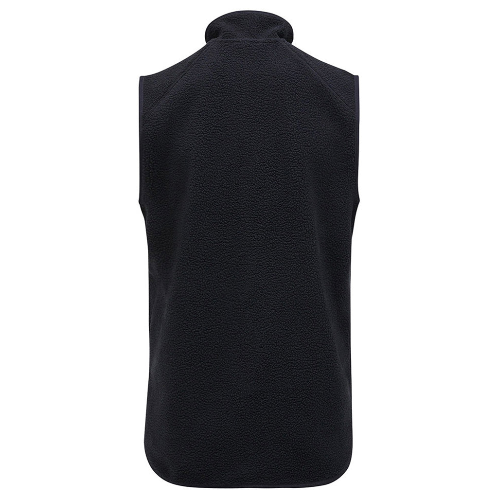 En Fleece, Pile Vest i farven sort set bagfra