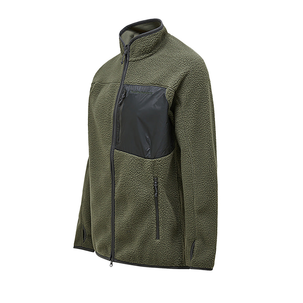 En Fleece, Pile Zip i farven Jacket - Pine Needle