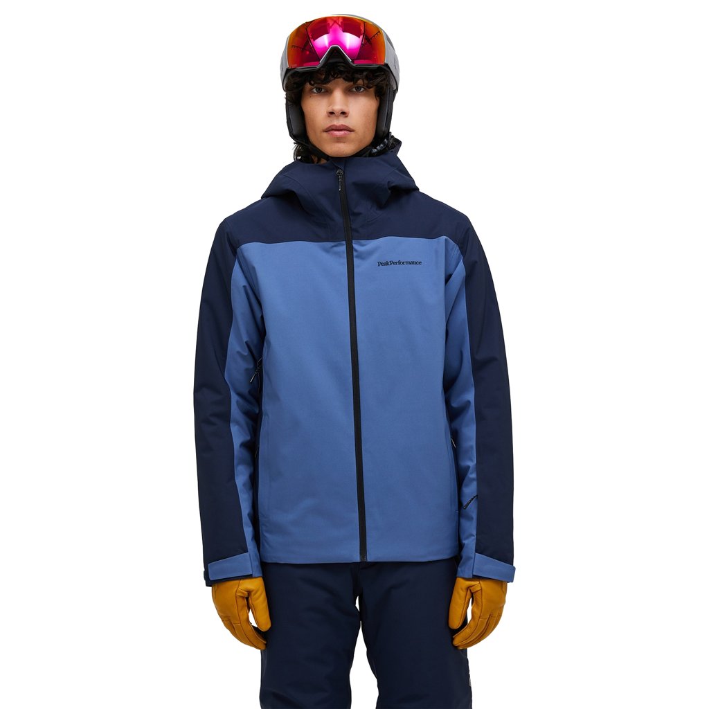 Maroon Blocked HIPE® 2L Insulated Shell - Skijakke