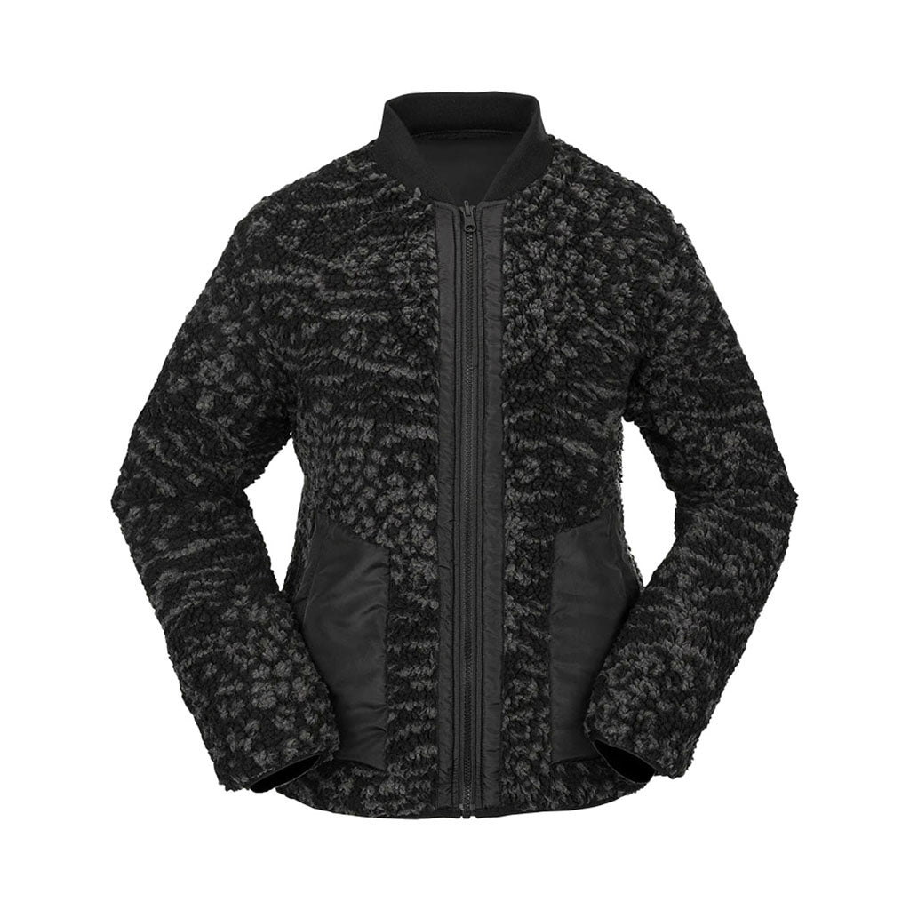 En Jakke, Reversible Polar i farven sort set forfra